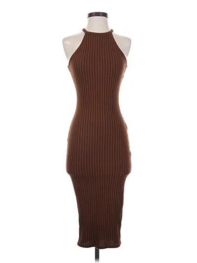 Pre-owned River Island Cocktail Dress In Brown