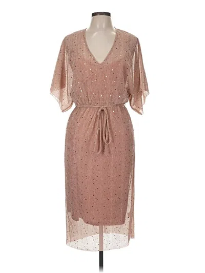 Pre-owned River Island Cocktail Dress In Tan
