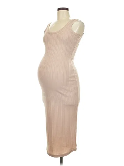 Pre-owned River Island Cocktail Dress In Tan