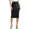 RIVER ISLAND RIVER ISLAND FAUX LEATHER PENCIL SKIRT