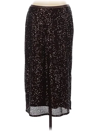 Pre-owned River Island Formal Skirt In Black