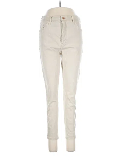 Pre-owned River Island Jeans In Ivory