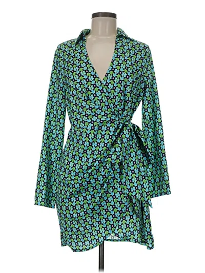 Pre-owned River Island Kimono In Green