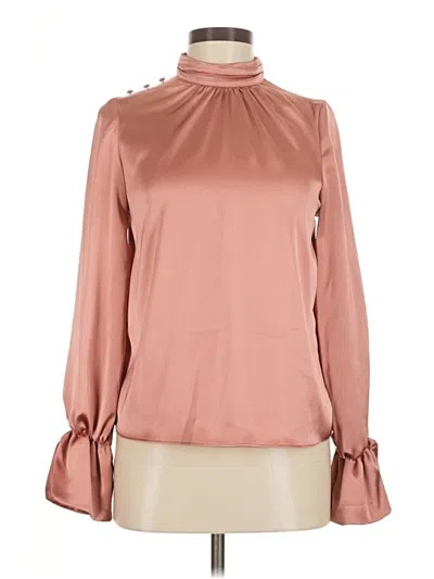 Pre-owned River Island Long Sleeve Blouse In Pink