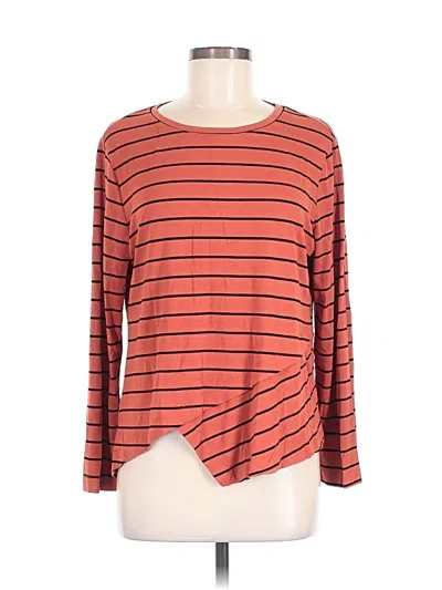Pre-owned River Island Long Sleeve T-shirt In Red
