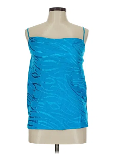 River Island Sleeveless Blouse In Blue