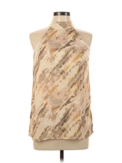 Pre-owned River Island Sleeveless Blouse In Brown