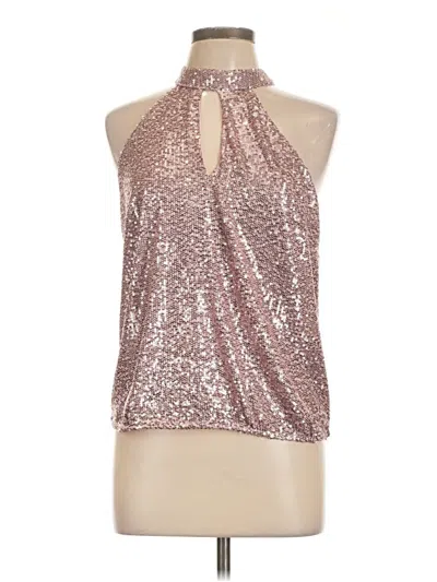 Pre-owned River Island Sleeveless Blouse In Silver