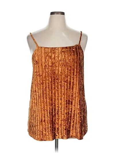 Pre-owned River Island Sleeveless Top Gold Square Neckline Tops