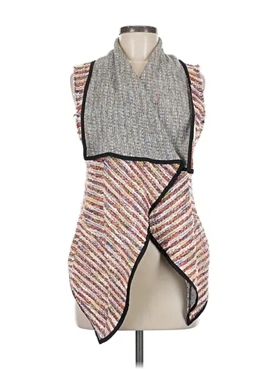 Pre-owned River Island Sleeveless Top Silver Cowl Neck Tops