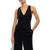 River Island Sparkle Button Front Waistcoat In Black