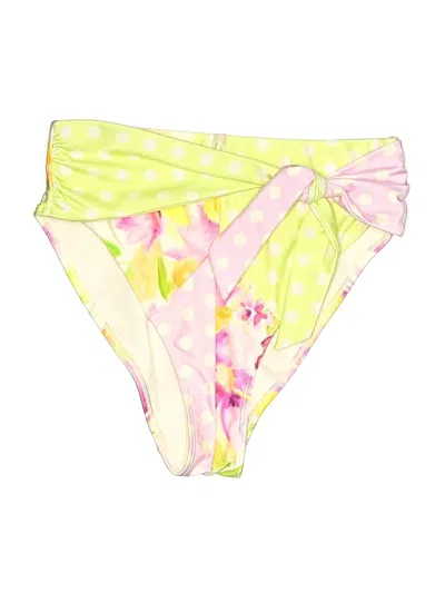Pre-owned River Island Swimsuit Bottoms In Yellow