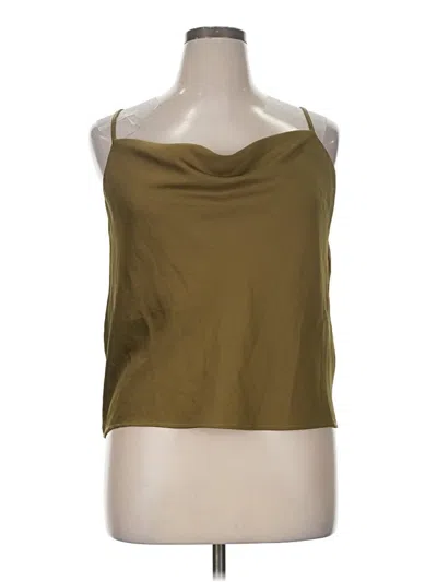 Pre-owned River Island Tube Top Brown Strapless Neckline Tops