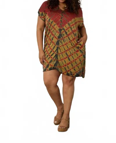 River + Sky Brooklyn Dress In Tiger's Eye In Brown