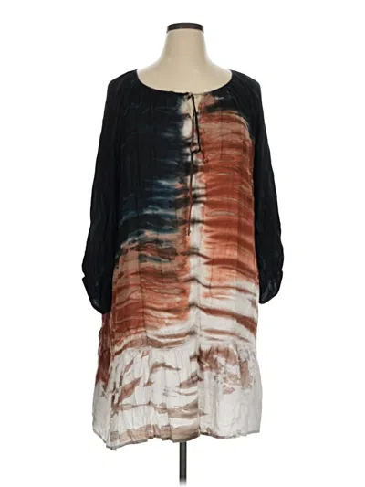 Pre-owned River + Sky Casual Dress In Brown