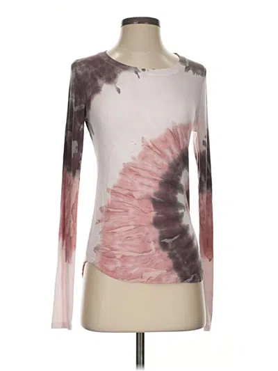 Pre-owned River + Sky Long Sleeve T-shirt In Pink