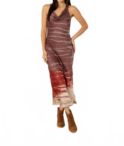 River + Sky Lucy Bias Slip Dress In Santo In Multi