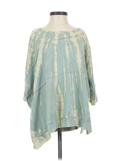 Pre-owned River + Sky Poncho In Green