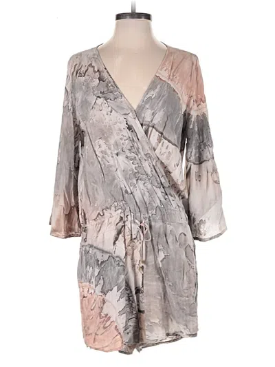 Pre-owned River + Sky Romper In Gray