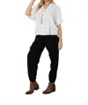 River + Sky Tencel Harlow Pant In Black In Black