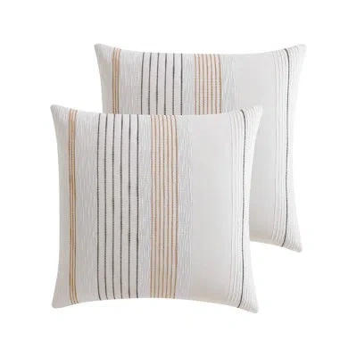 Riverbrook Home Andrew Bedding In White;orange