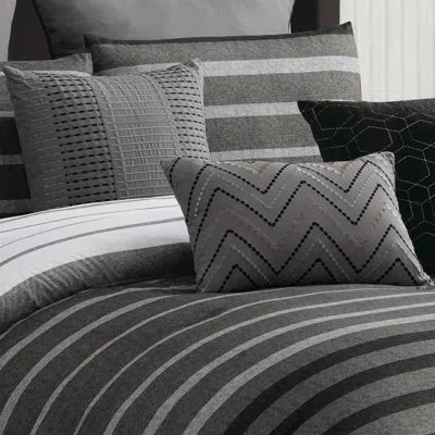 Riverbrook Home Barkley Comforter Set In Black;gray