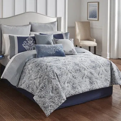 Riverbrook Home Clanton Blue 10 Piece Comforter Set