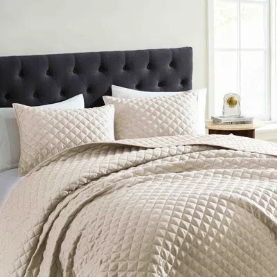 Riverbrook Home Hale 3 Pc Queen Beige Coverlet Set
