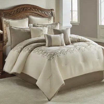Riverbrook Home Hillcrest Comforter Set In Ivory,taupe