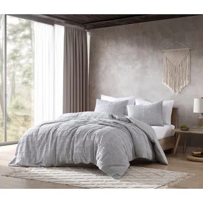 Riverbrook Home Jadan Collection Ivory/gray 100% Cotton 3 Piece Comforter Set In Ivory,gray