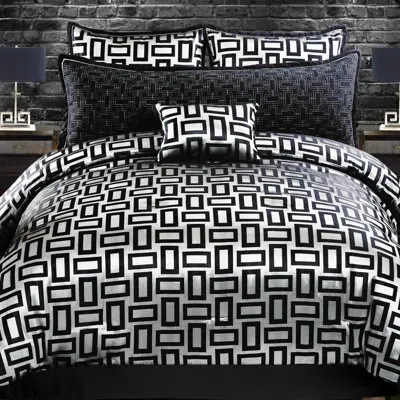Riverbrook Home Kacy Comforter Set In Graphite,black,silver
