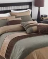 Riverbrook Home Lexia 7-pc. Comforter Set, Queen In Brown,multi