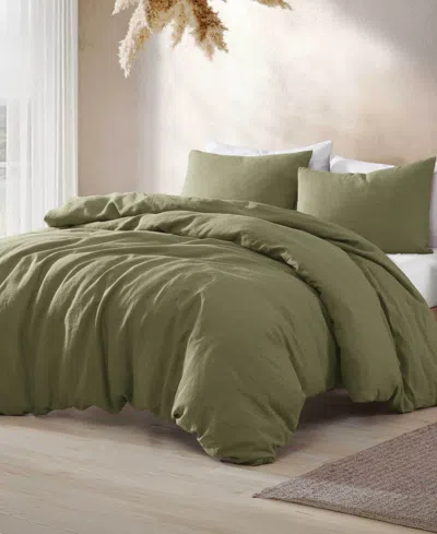 Riverbrook Home Logan Cotton 4-pc. Comforter Cover Set, King In Black
