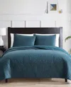 Riverbrook Home Micah Quilted 3-pc. Comforter Set, King In Blue