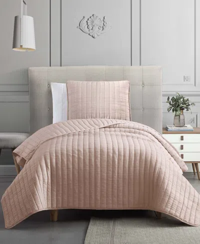 Riverbrook Home Moonstone 2-pc. Coverlet Set, Twin In Blush