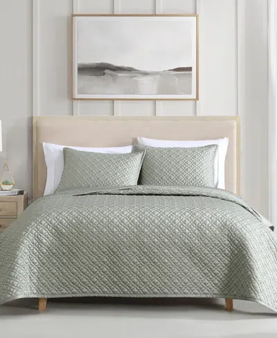 Riverbrook Home Noble Reversible 3-pc. Coverlet Set, King In Green