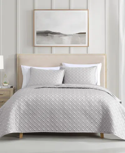 Riverbrook Home Noble Reversible 3-pc. Coverlet Set, Queen In Gray