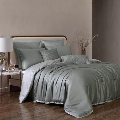 Riverbrook Home Noble Tence Tencel Lyocell Bedding In Green,gray