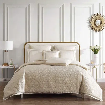Riverbrook Home Rings Bedding In White;gold
