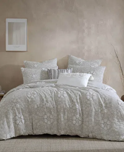 Riverbrook Home Tacey Jacquard 5-pc. Comforter Set, Queen In Gray