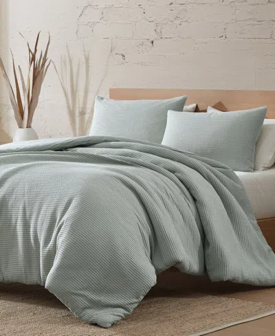 Riverbrook Home Warren Waffle 4-pc. Comforter Cover Set, Queen In Black