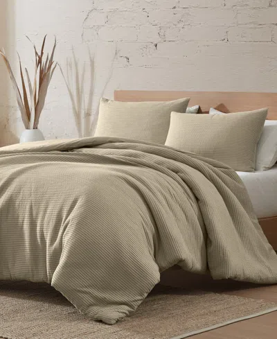 Riverbrook Home Warren Waffle 4-pc. Comforter Cover Set, Queen In Green