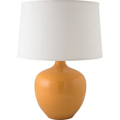 Riverceramic Bean Pot 25" High Nutmeg Orange Ceramic Table Lamp
