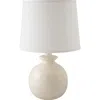 Riverceramic Bristol 21" Gloss White Ceramic Table Lamp