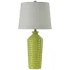 Riverceramic Coiled Chic Lime Glazed Table Lamp