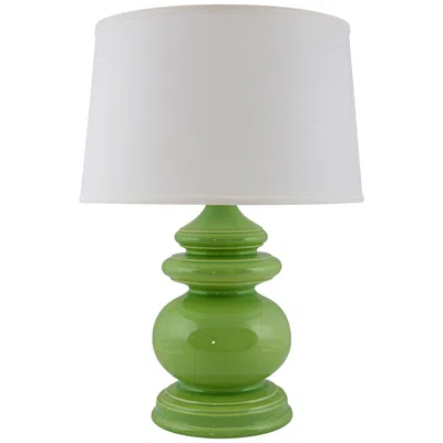 Riverceramic Cottage 26 1/2" Gloss Clover Green Ceramic Table Lamp