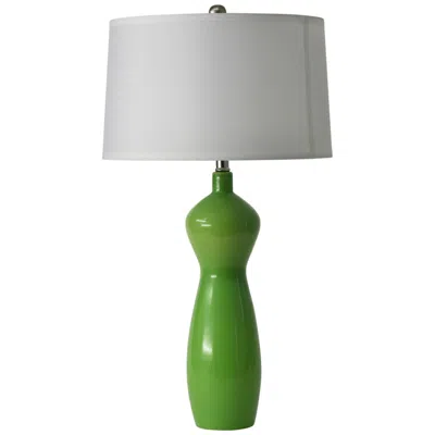 Riverceramic Couture 28 1/2" Modern Vase Clover Green Table Lamp