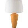 Riverceramic Heart 27" Nutmeg Orange Ceramic Table Lamp