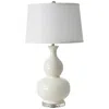 Riverceramic Iconic White Glazed Gourd Table Lamp
