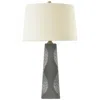 Riverceramic ® Modern Tribal Cast Iron Column Table Lamp